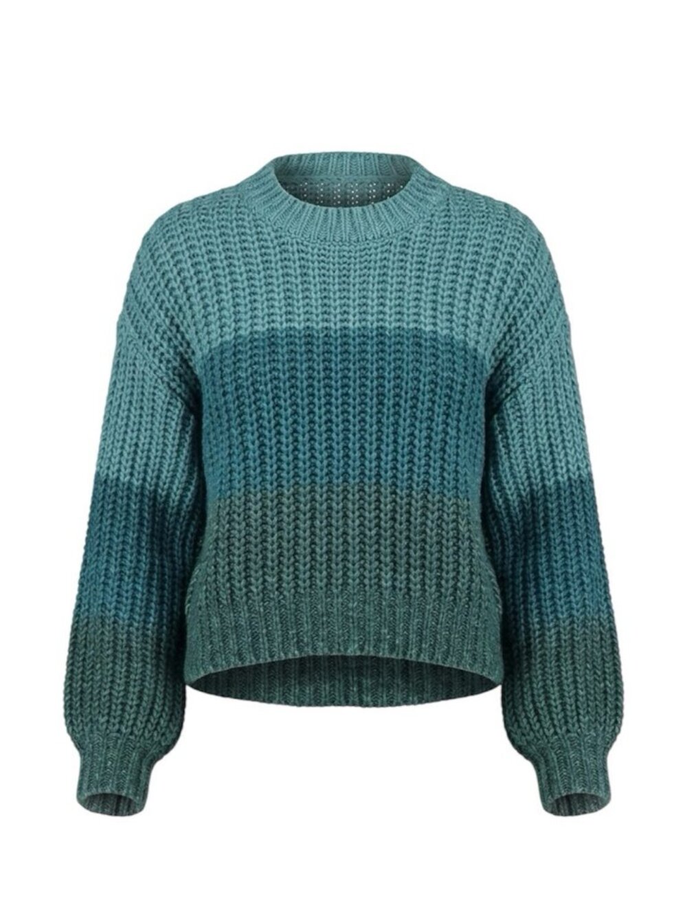 Wild Fable Teal Color Block Sweater Size XS